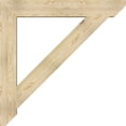 thumbnail image 3 of Ekena Millwork 6"W x 46"D x 46"H Traditional Slat Rough Sawn Bracket, Douglas Fir, 3 of 4