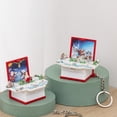 thumbnail image 2 of Whigetiy Pop-up Book Space Folding Book Castle Keychain Puzzle Child for Schoolbag Decor, 2 of 15