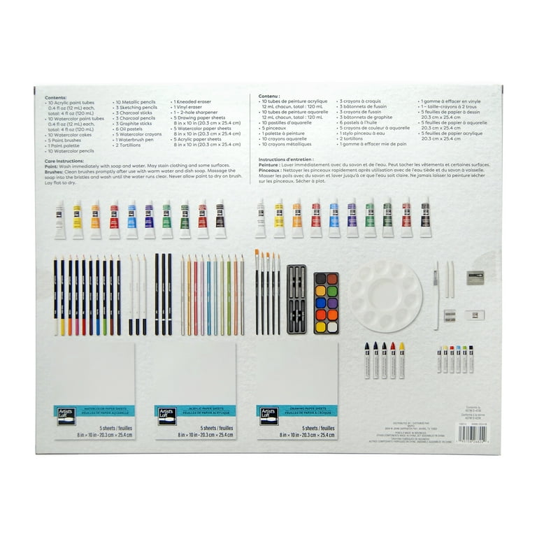 100pc. Mixed Media Art Set by Artist's Loft - Art Set for Drawing