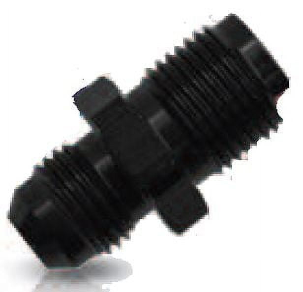 Red Horse Performance 5060-06-2 RHP5060-06-2 -06 AN MALE TO 5/8-18 INVERTED FLARE PUMP/FUEL LINE ADAPTER - BLACK