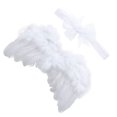 thumbnail image 3 of 1 set Angel Dress Up Kit White Angel Wings Angel Headband para niños Disfraz de fiesta, 3 of 7