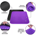 thumbnail image 4 of Cojín Flexible Ortopedico Labg Gel Transpirable Hemorroides Morado, 4 of 5