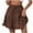 Brown, variant on Nmnitkp Pleated Skirts for Women 2026 New Model,Skirts for Women Mini High Waist Skater Tennis Skirt A-line Cheerleader Skirt Black,S