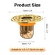 thumbnail image 2 of 2Pcs Desagüe de Piso a Prueba de Olores, Desagüe de Piso de Ducha ABS con Prevención de Retornos y Anti-obstrucción para Cocina (Dorado Claro Naranja), 2 of 7
