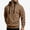 Coffee # Mens Sweatshirts, variant on Vetsdori Winter Sweatshirts for Men Drawstring Pockets Sport Pullover 1/4 Zipper Long Sleeve Trendy Hooded Plain Mens Hoodie Casual