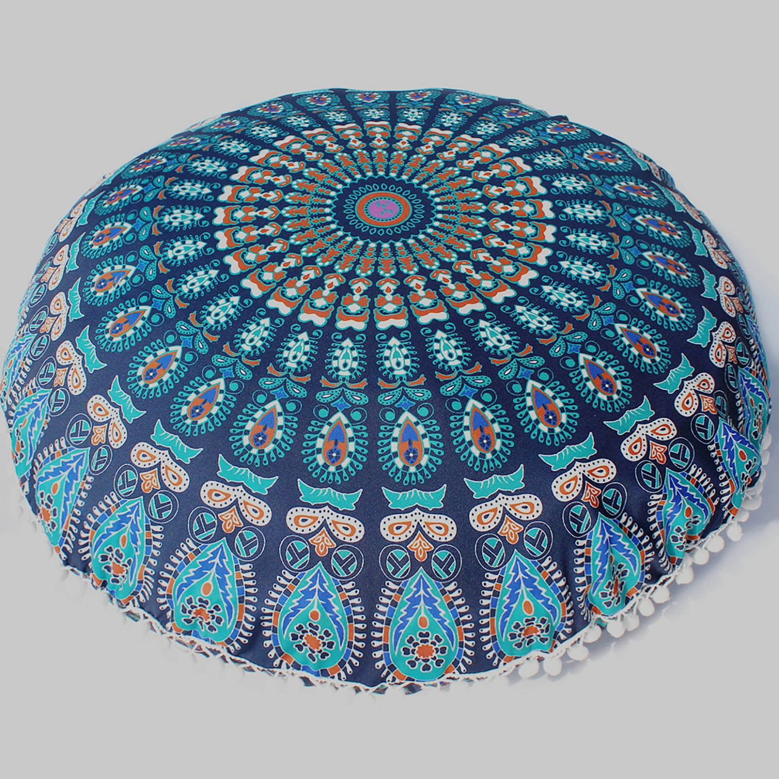 Mandala Floor Square Pillowcase Pillow Meditation Cushion Seating Decorative