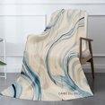 thumbnail image 2 of Joocar Abstract Marble Pattern Flannel Throw Blanket For Winter Gift Home Sofa Bed Decoration 60x80 inch, 2 of 5