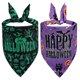 thumbnail image 1 of Paquete de 2 pañuelos triangulares para Halloween para perros, bufandas para perros, disfraces para mascotas para fiestas de Halloween, 1 of 5