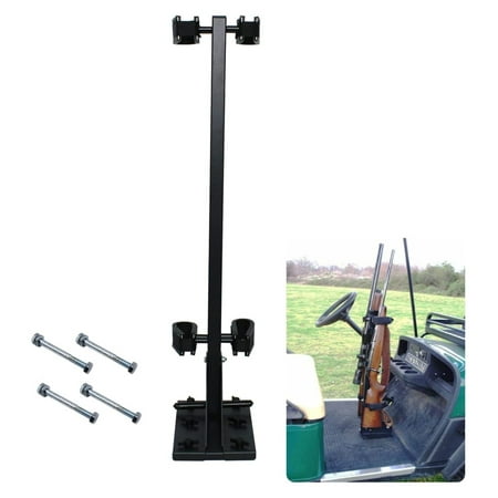 Xayoca Golf Cart Gun Rack Universal - Stand Up Gun Holder Fit Club Car EZGO Quick Release