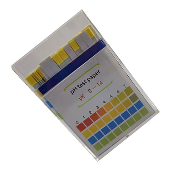 Greeniant Paquete de 100 herramientas de prueba de ácido cosmético indicador de PH con tarjeta tira de prueba de respuesta rápida probador de Deportes acuáticos