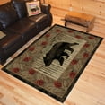 thumbnail image 2 of Mayberry Rugs Hearthside Lodge Bear Rug 2'3"x3'3" 2' x 3', 2 of 5