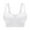 White, variant on Bras for Women's Seamless Sleep Sports Bra With No Steel Ring Thin And Shockproof Yoga Gathered U Back Bra on Clearance Red L