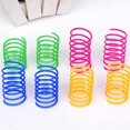 thumbnail image 4 of Jouets à Ressort Spirale pour Chat, 100 Pcs Jouets Interactifs pour Chat, Jouets à Ressort pour Chat, Jouets à Ressort en Plastique Lourd Durable, Jouets Colorés pour Jeu Intérieur pour Animaux, 4 of 4