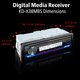 thumbnail image 5 of JVC KD-X38MBS Receptor de medios digitales para automóvil y marino con Bluetooth, USB, listo para SiriusXM, compatible con Amazon Alexa, PCB con revestimiento conforme, 5 of 5