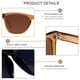 thumbnail image 3 of ANDWOOD Gafas de Sol Polarizadas Retro Clásicas y de Moda con Protección UV400, 3 of 5
