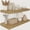 Oak - Rich Tone, variant on 12" Deep Floating Shelves for Wall 30" Long, Wall Shelves for Living Room Bedroom Bathroom Kitchen Laundry Room, Farmhouse Rustic Shelves for Home Decor, 30" X 12" X 2" Set Of 2, Rustic Brown