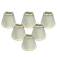 thumbnail image 2 of Royal Designs, Inc. Empire Chandelier Shade with Flame Clip Fitter,CS-104EG-6, Eggshell, 3 x 6 x 4.25, Pack of 6, 2 of 5