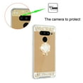 thumbnail image 5 of FIEWESEY Ring Case for LG V50 Mirror Glitter Case with Ring Holder Kickstand Diamond Makeup Bling Shiny Rhinestone Crystal Girls Women Protective Case for LG V50(Gold), 5 of 7