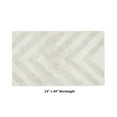 thumbnail image 2 of Better Trends 24" x 40" Bathroom Rugs 100% Cotton Soft Water Absorbent Non Slip Bath Mat Machine Washable Rug (Ivory) Hugo Collection, 2 of 4