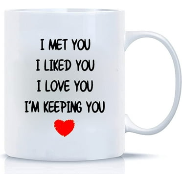 Best Birthday Gifts for Wife Gifts from Husband, Happy Anniversary - Romantic Christmas Gifts for Wife Her, Funny Coffee Mug