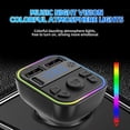 thumbnail image 4 of Bluetooth 5.0 Car FM Transmitter Adapter Aux Audio Input, USB Connection, Fast Charging, 4 of 9