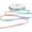 Pastel Rainbow Satin Thin, variant on Pastel Satin Ribbon Pastel Rainbow Ribbon Pastel Color Craft Ribbons 3/8 inch Gift Ribbons for Gift Wrapping Wedding Pride Party Birthday Party Decoration Hair Bow - 50 Yards