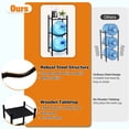 thumbnail image 4 of TC-HOMENY 5 Gallon Water Jug Holder, 3-Tier Floor Standing Water Bottle Storage Rack for Dispenser, Organizer Stand for Home Office, Black, 4 of 11