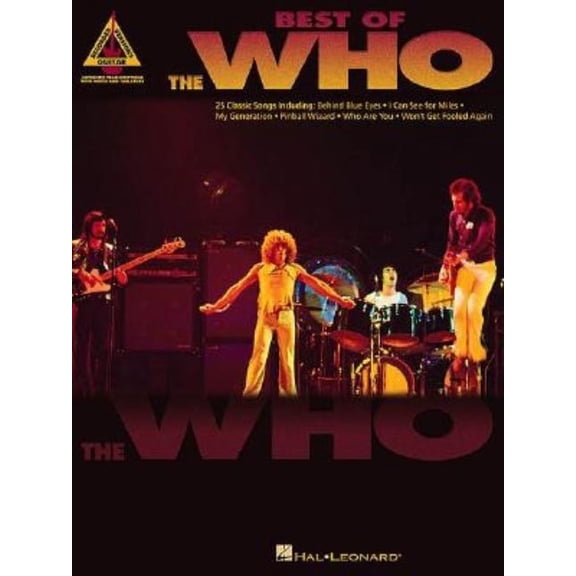 Guitar Recorded Versions Best of the Who, (Paperback)