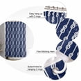 thumbnail image 4 of Shower Curtain, Abstract Knot on Blue Background Waterproof Shower Curtain Set with Hooks for Bathroom Showers,Stalls and Bathtubs,60x72In Nautical Knots Texture, 4 of 9