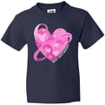 thumbnail image 3 of Inktastic Breast Cancer Awareness Pink Ribbon Around Heart Youth T-Shirt, 3 of 5