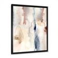 thumbnail image 2 of Designart 'Pastel Abstract With Pink Dark Blue and Gray Spots' Modern Framed Art Print, 2 of 4