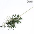 thumbnail image 1 of [GEEN] Tela Vívida Anti-fade Planta Artificial Hexagonal Rama De Hoja De Olivo Imitación De La De Decoración Del Hogar, 1 of 4