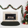 thumbnail image 6 of Black Rug, Hearth Mat, Fireproof Hearth Mat, Half Round Fire-Resistant Western Rug for Fireplaces & Woodstoves (60 x 275in), 6 of 9