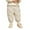 Beige, variant on Byoo Toddler Boys Down Pants Cozy Solid Color Padded Elastic Waist Puffer Joggers Outdoor Winter Soft Casual Trousers