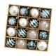 thumbnail image 4 of 16 piezas de adornos de bolas navideñas colgantes para manualidades, regalos de fiesta decorativos azul blanco, 4 of 9