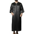thumbnail image 1 of PMVFHDE mens shirts Arab Middle Loose Fit Long Robe for Casual Everyday Wear, 1 of 9