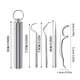 thumbnail image 3 of Fiudx Kit de Limpieza Dental, Palillo Portátil de Acero Inoxidable, Incluye Caja de Almacenamiento Personalizada, Diseño Totalmente Pulido para Mayor Comodidad, Ideal para Viajes Diarios, Ideal para, 3 of 6