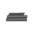 thumbnail image 3 of Queen, 4 Piece Embossed Hotel Style Bed Sheets in Gray by Comfort Canopy, 3 of 12