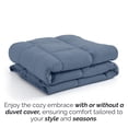 thumbnail image 5 of Southshore Fine Living, Inc. Vilano Springs Comforter Queen, Full Size Beding, Coronet Blue, 5 of 9