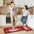 thumbnail image 6 of SKYSONIC Christmas Coffee Cup Kitchen Mats Set of 2 Happy New Year Anti Fatigue Floor Runner Rug Non Slip Comfort Mat 19.7x27.6 Inch + 19.7x47.2 Inch for Living Room Laundry Room Hallway, 6 of 7