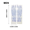 thumbnail image 5 of BGZLEU Reflexology Socks,Pressure Point Socks,Acupuncture Socks with 1 Acupuncture Stick and 1 Triangular Sparrow,Acupressure Reflexology Foot Massage Map Socks(men,1 pair), 5 of 9