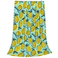 thumbnail image 2 of Pofeuu Lemon1 Print Ultra-Soft Micro Fleece Blanket,for Bed Or Sofa,All Season Throw Blankets Flannel Blanket-40"x30", 2 of 7
