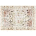 thumbnail image 2 of Garvee 6'x9' Area Rug Machine Washable Rug Vintage Floral Print Accent Carpet, Taupe, 2 of 7