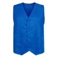 thumbnail image 5 of TOPTIE 5 Pack Unisex Work Vest Button Up Vest Volunteer Activity Supermarket Uniform-Blue-XL, 5 of 7