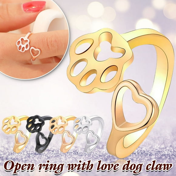 Qiopertar Flash Deals of the Day Ladies Fashion Paw Hollow Dog Paw Opening Tail Clearance Saving Up To 65% Off