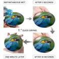thumbnail image 2 of RYLABLUE Parrot Set of 4 Round Coaster for Drinks, Absorbent Ceramic Stone Coasters Cup Mat with Cork Base for Home Kitchen Room Coffee Table Bar Decor, 2 of 5