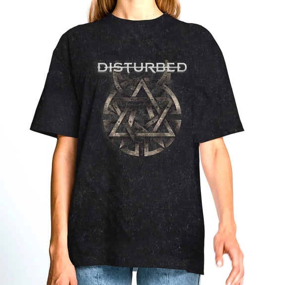 Men's Disturbed Riveted (Dip-Dye, Mineral Wash) Tie Dye T-shirt Small Charcoal