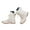 Beige, variant on Mepaouo Womens Winter Boots Lace up Waterproof Warm Hiking Mid Calf Walking Ankle Booties(Beige,7.5)