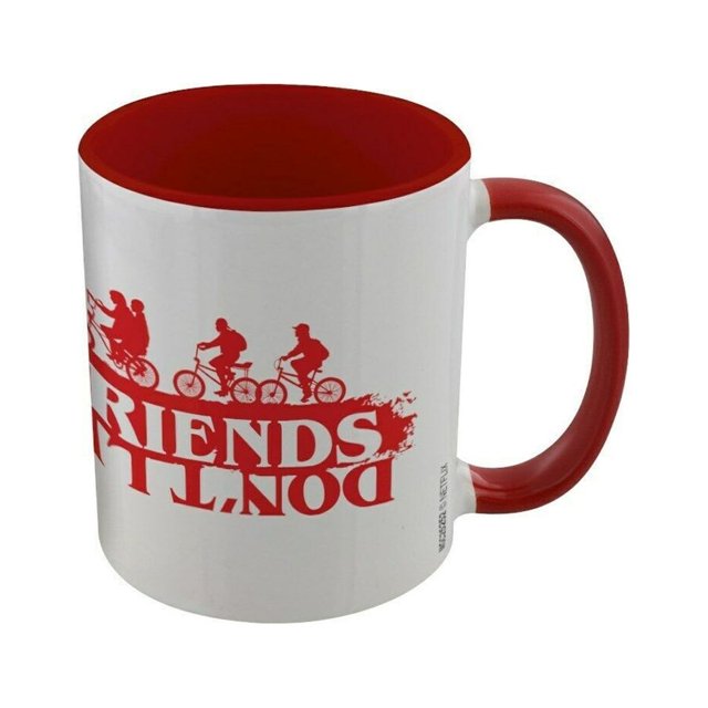 Stranger Things - Taza Friends Don't Lie (Rojo, Blanco)