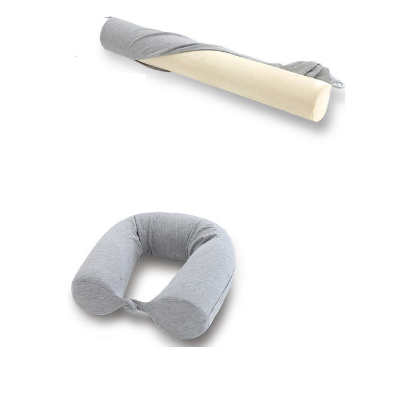 Vertall Travel Pillows Memory Foam Twist for Neck, Chin, Back, and Leg Support Comfortable, Lightweight and Adjustable